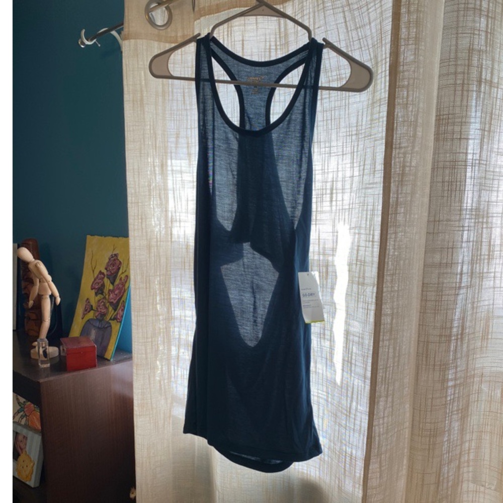 OLD NAVY GO-DRY Lightweight tank top in teal